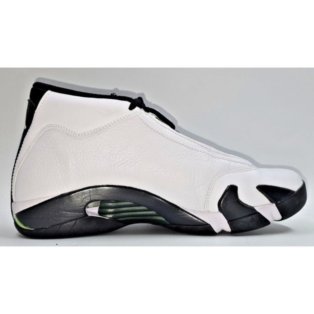 Size 12 - Air Jordan 14 Retro 2016 Oxidized Green 487471-106 White Black Sneaker - Picture 5 of 14